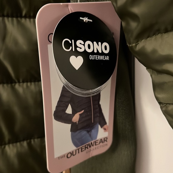 Ci Sono Jackets & Coats Nwt Olive Green Puffer Jacket Poshmark